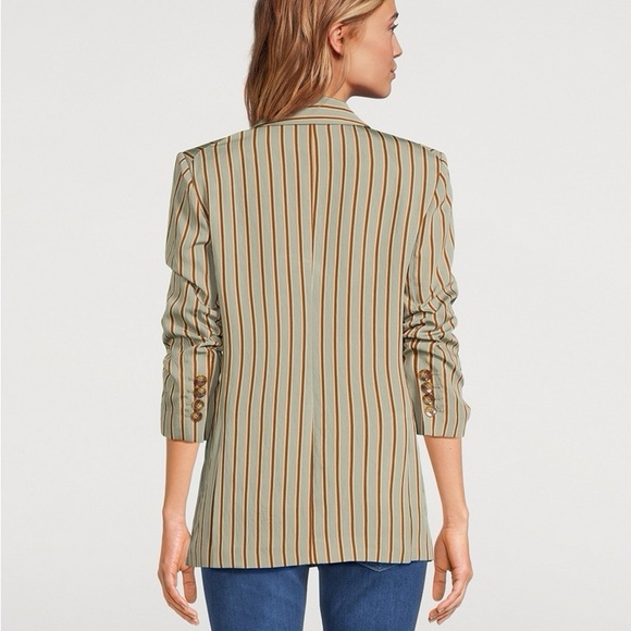 NWT VERONICA BEARD Kiernan Dickey Double-Breasted Striped Blazer 16 - Picture 4 of 15